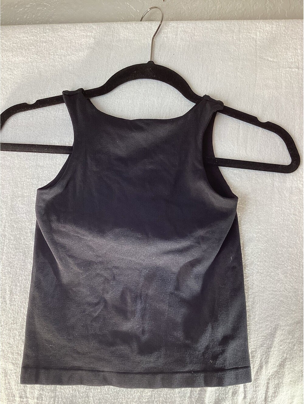 Intimately Free People Black Seamless Boat Neck Tank Top Xs/SSleeveless Layering